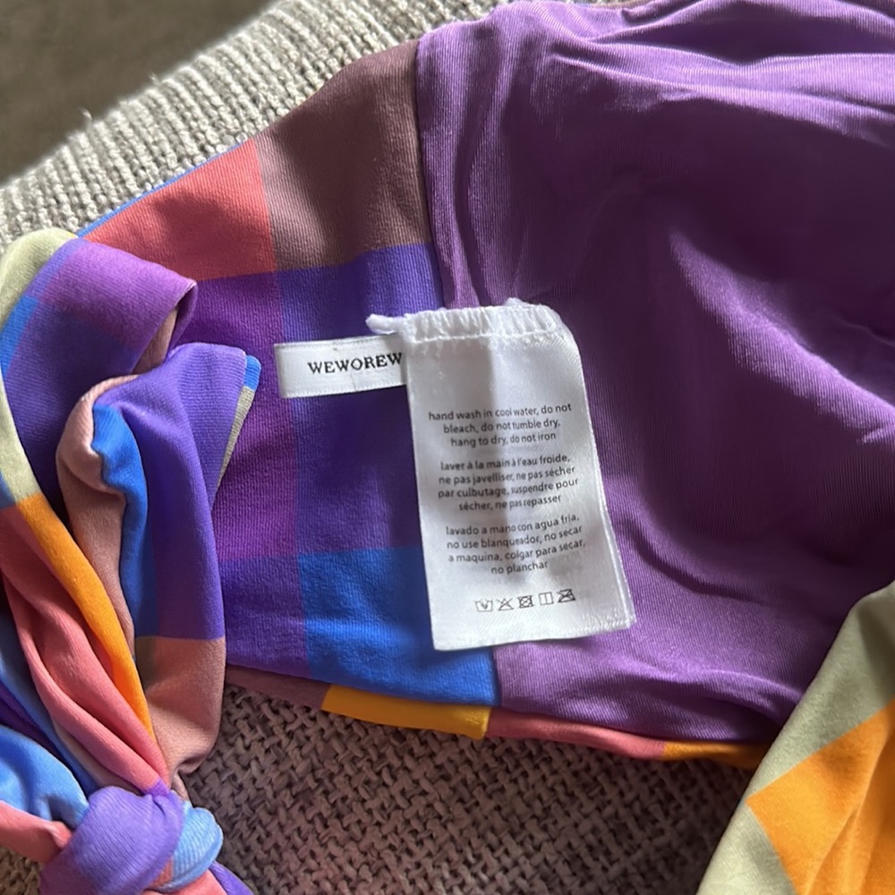WeWoreWhat Multicolor Bandeau Bikini - Picture 9 of 10